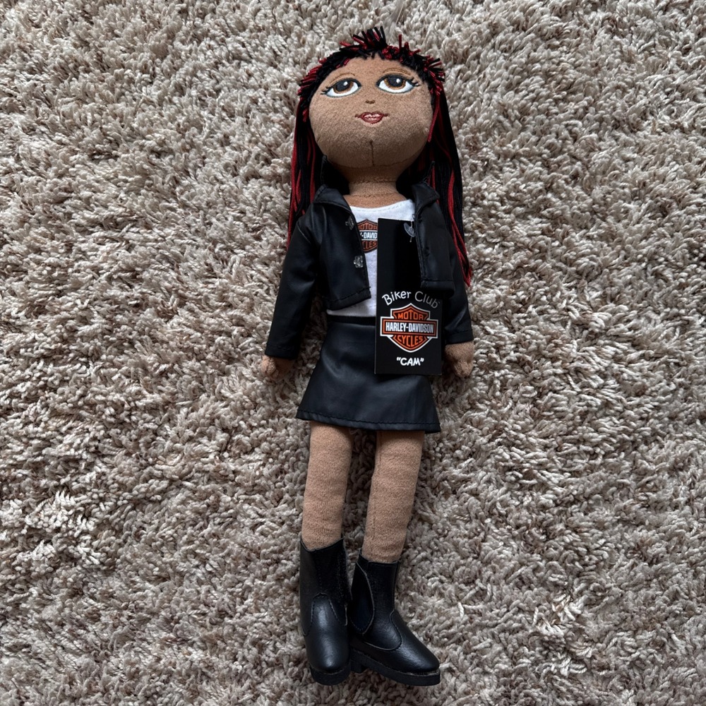 Harley-Davidson Biker Club Cam Plush Doll 2005 Vintage Y2K 14" NWT 20301